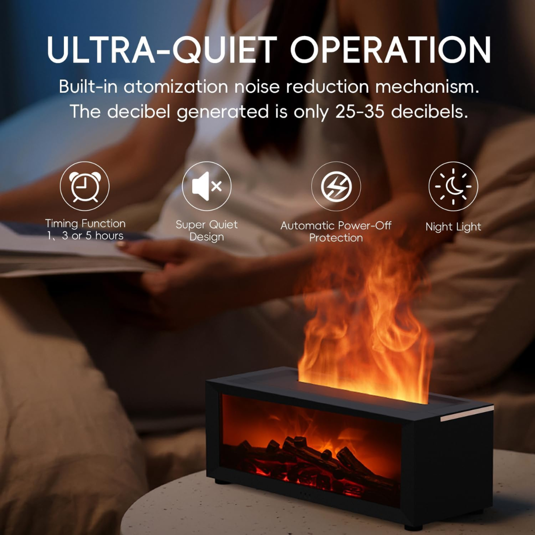 Cozy Flame Diffuser® Fireplace Oil Diffuser